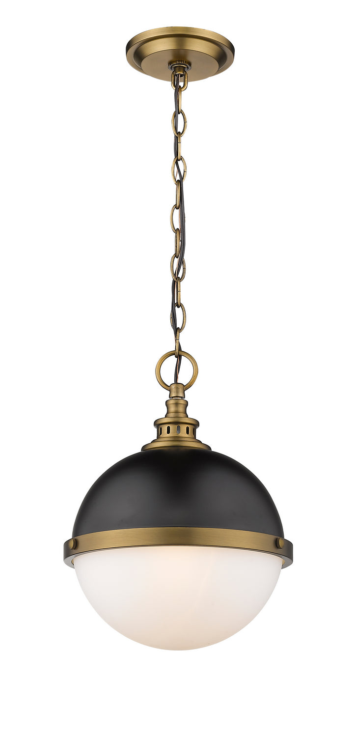 Z-Lite - 619MP-MB-FB - Two Light Pendant - Peyton - Matte Black + Factory Bronze