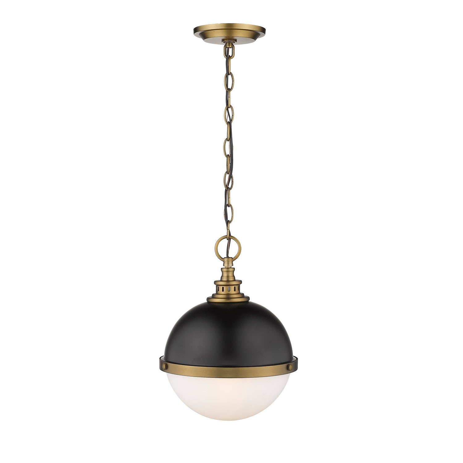 Z-Lite - 619MP-MB-FB - Two Light Pendant - Peyton - Matte Black + Factory Bronze