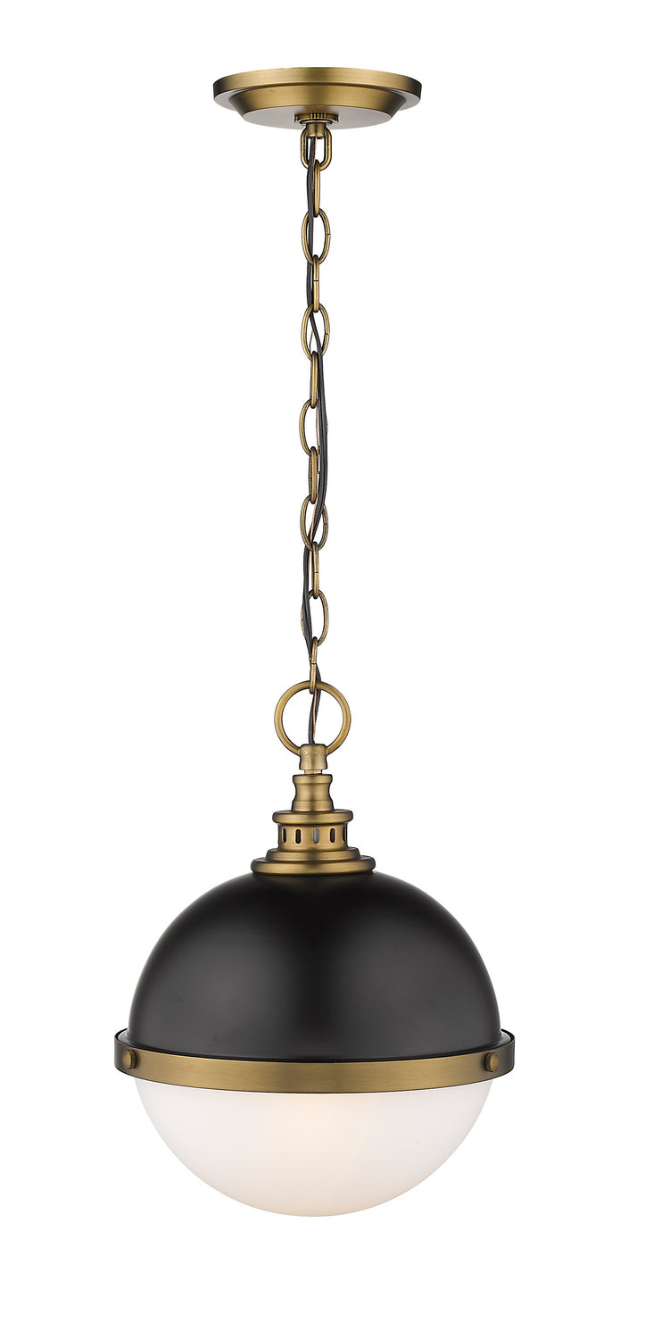 Z-Lite - 619MP-MB-FB - Two Light Pendant - Peyton - Matte Black + Factory Bronze