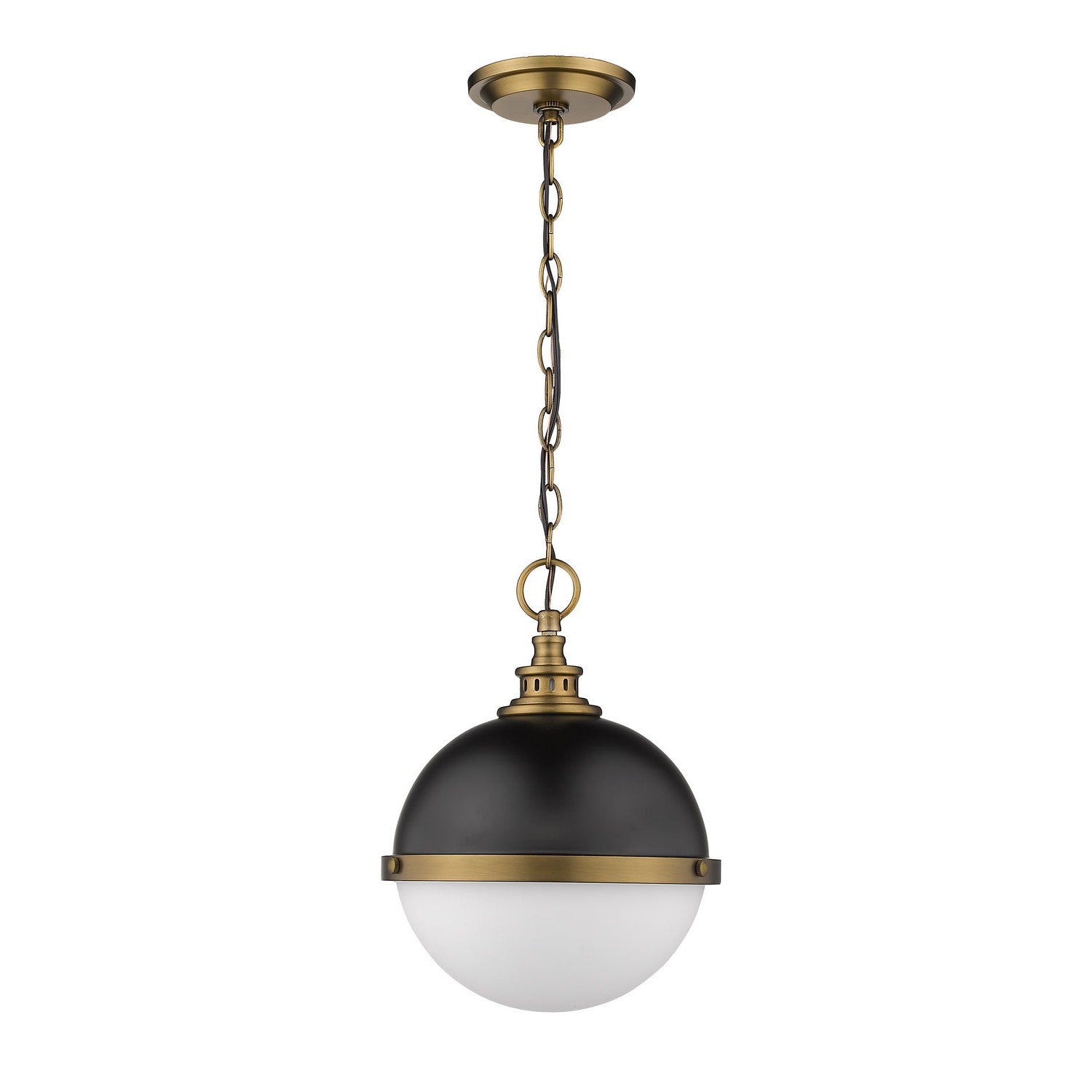 Z-Lite - 619MP-MB-FB - Two Light Pendant - Peyton - Matte Black + Factory Bronze