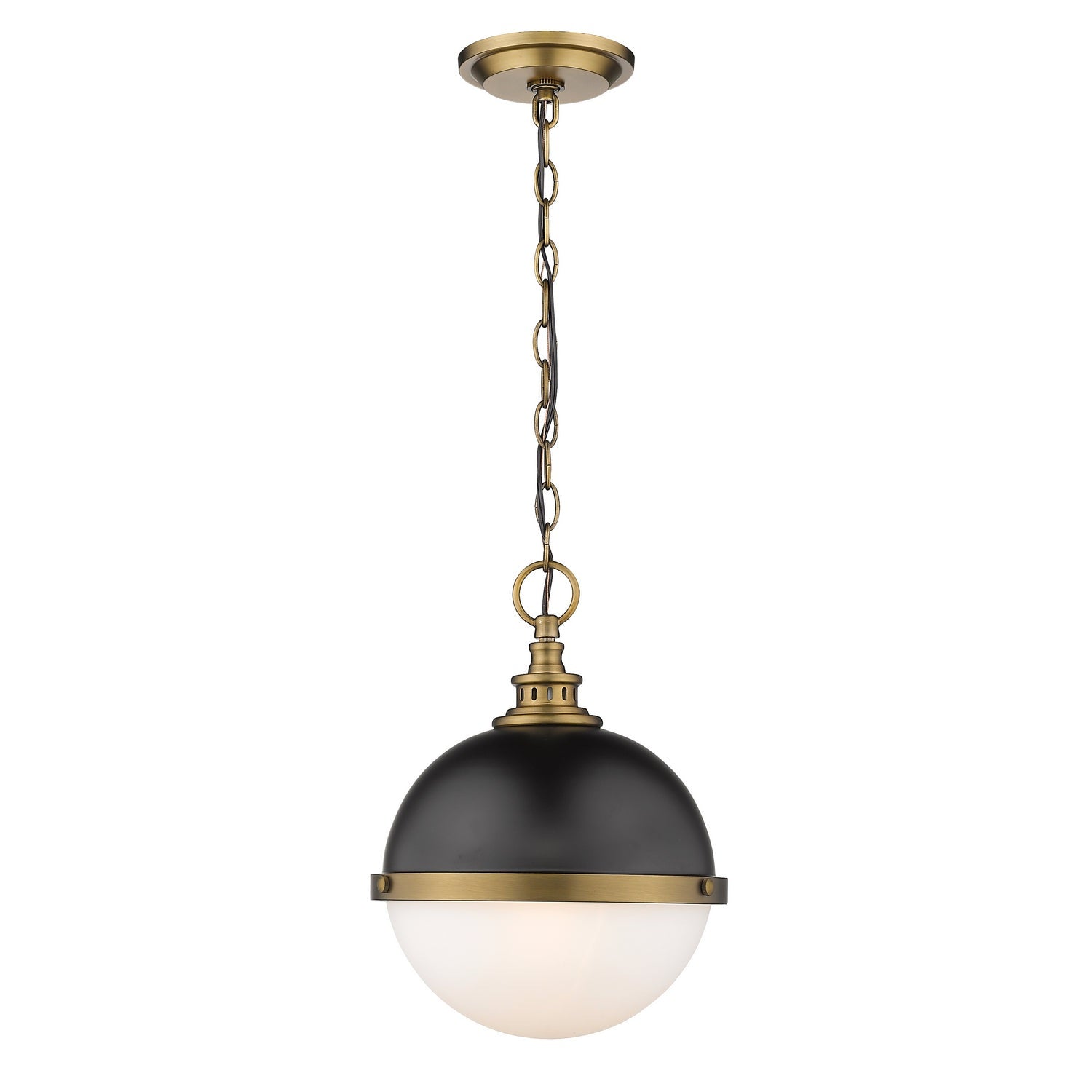 Z-Lite - 619MP-MB-FB - Two Light Pendant - Peyton - Matte Black + Factory Bronze