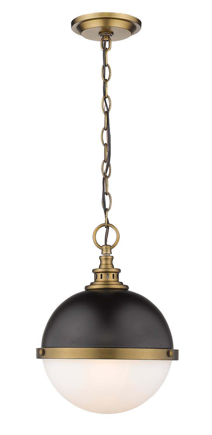 Z-Lite - 619MP-MB-FB - Two Light Pendant - Peyton - Matte Black + Factory Bronze