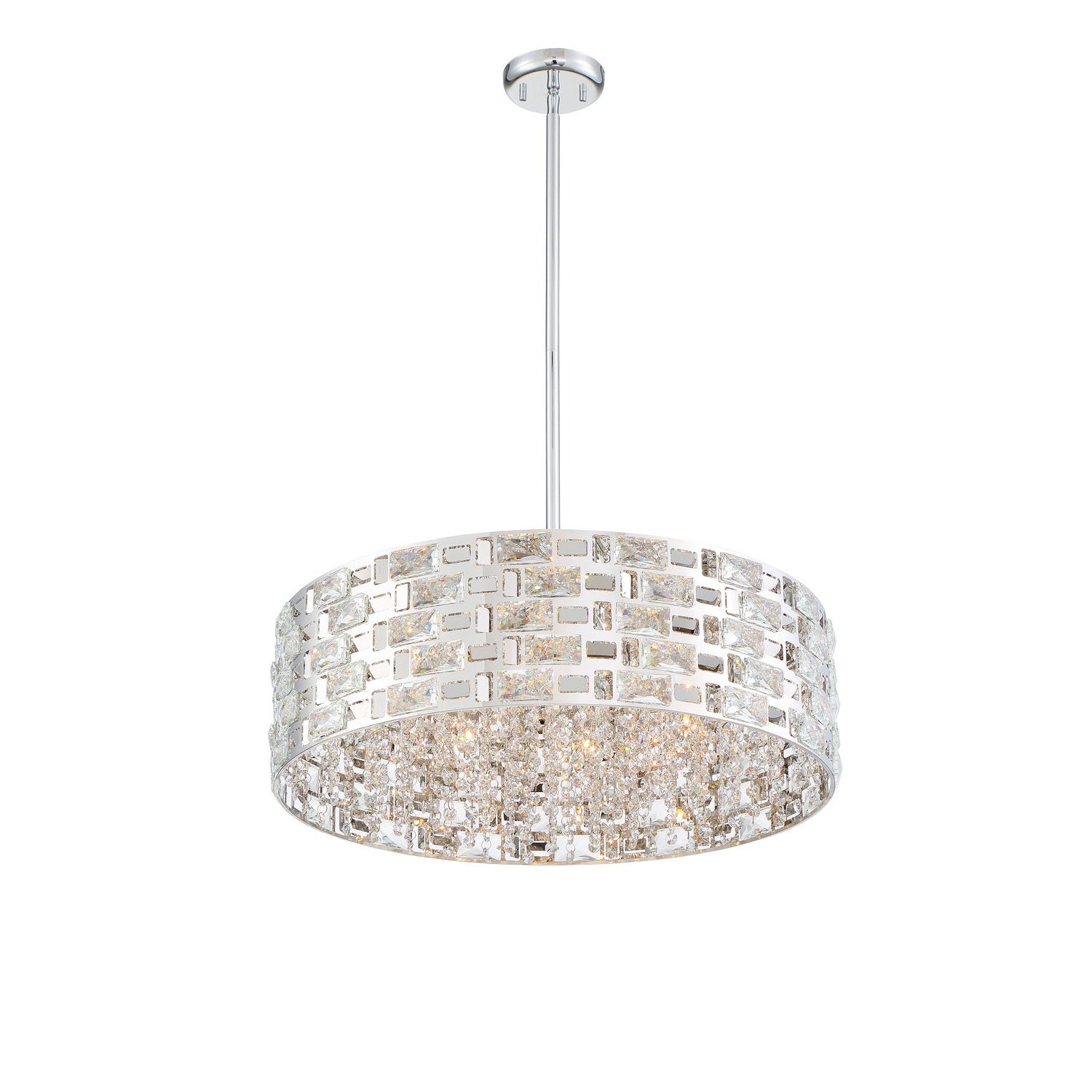 Z-Lite - 912P24-CH - Seven Light Chandelier - Aludra - Chrome