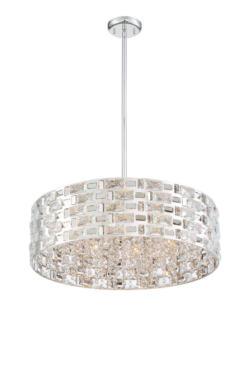 Z-Lite - 912P24-CH - Seven Light Chandelier - Aludra - Chrome