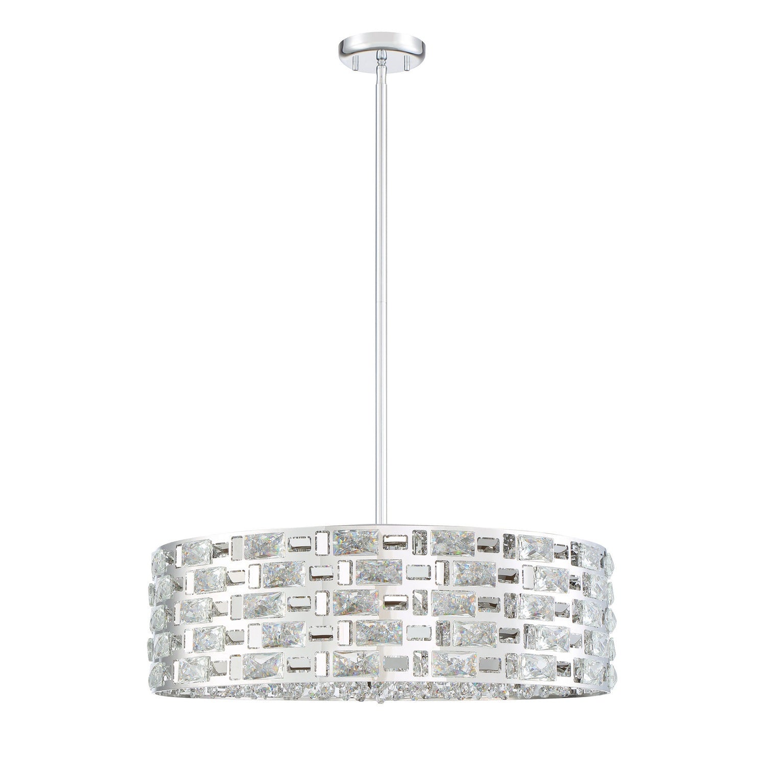 Z-Lite - 912P24-CH - Seven Light Chandelier - Aludra - Chrome