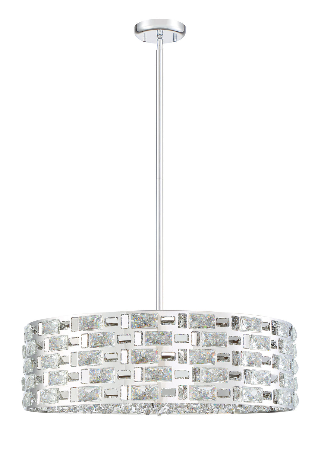 Z-Lite - 912P24-CH - Seven Light Chandelier - Aludra - Chrome