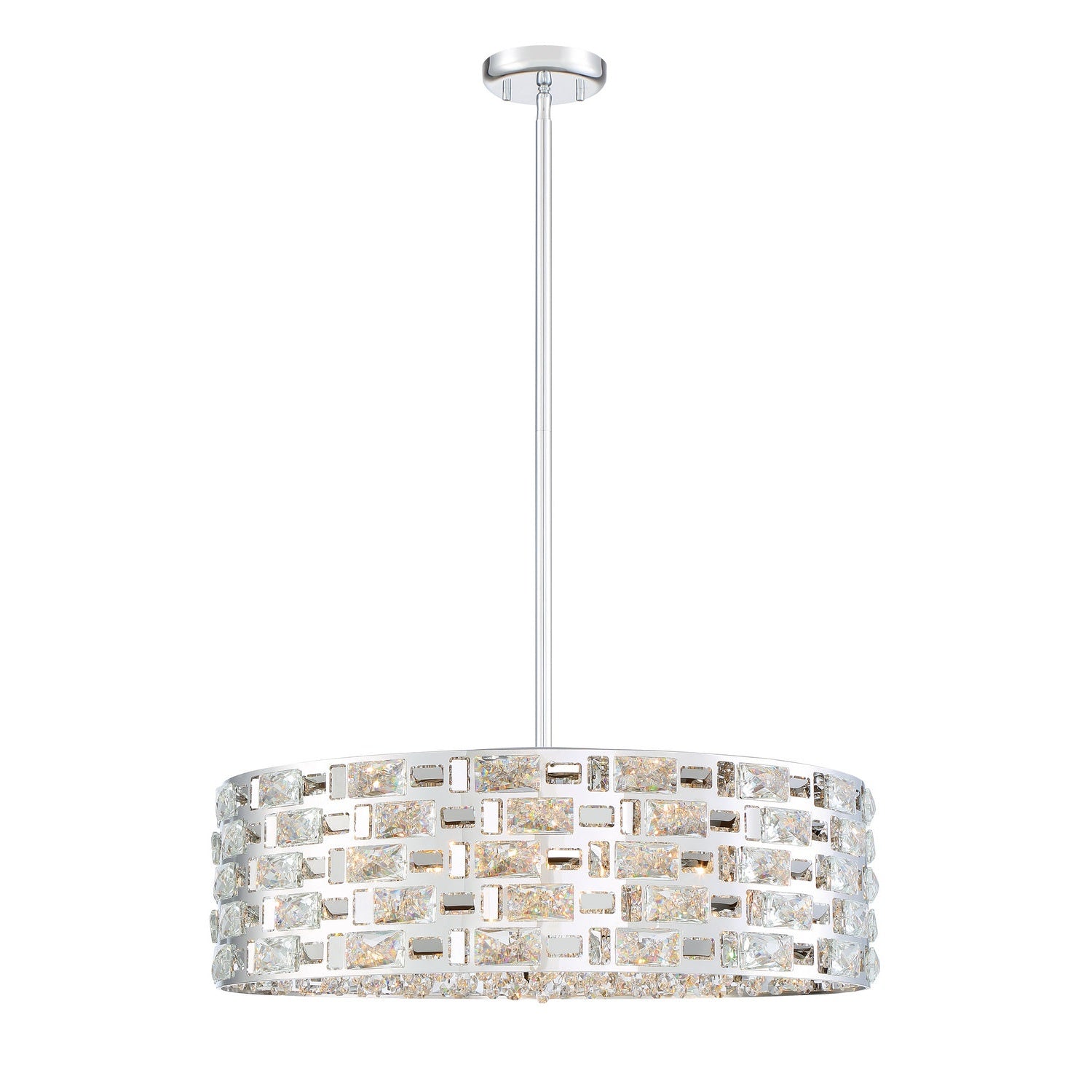 Z-Lite - 912P24-CH - Seven Light Chandelier - Aludra - Chrome