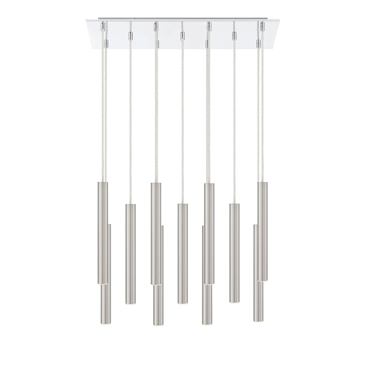 Z-Lite - 917MP12-BN-LED-11LCH - LED Chandelier - Forest - Chrome