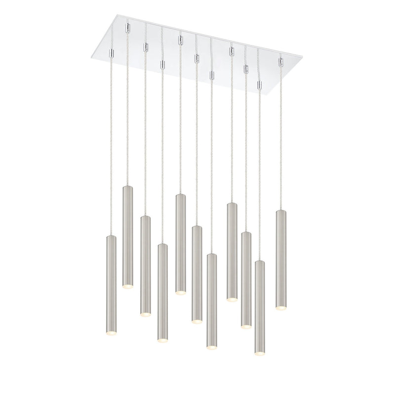 Z-Lite - 917MP12-BN-LED-11LCH - LED Chandelier - Forest - Chrome