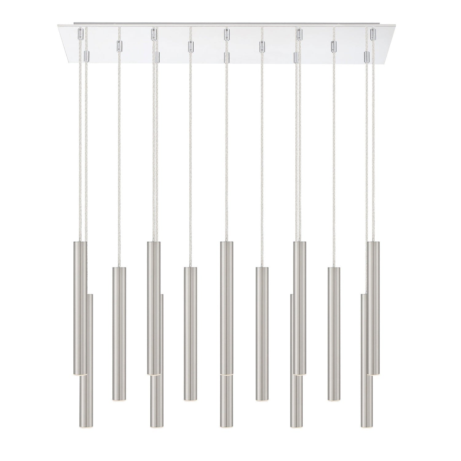 Z-Lite - 917MP12-BN-LED-14LCH - LED Chandelier - Forest - Chrome