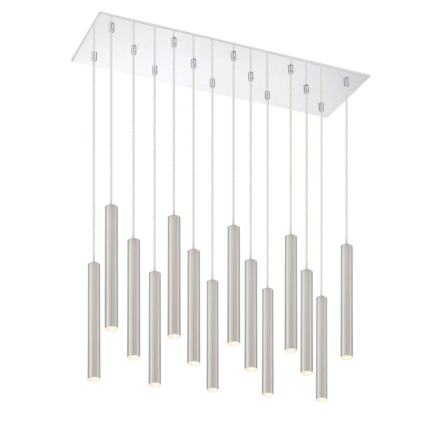 Z-Lite - 917MP12-BN-LED-14LCH - LED Chandelier - Forest - Chrome