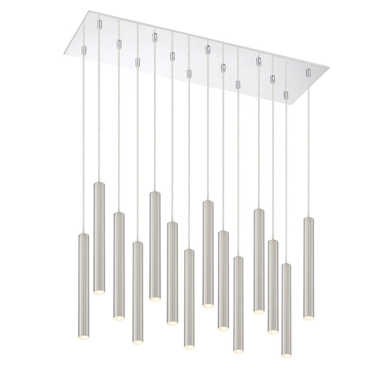 Z-Lite - 917MP12-BN-LED-14LCH - LED Chandelier - Forest - Chrome