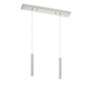 Z-Lite - 917MP12-BN-LED-2LBN - LED Linear Chandelier - Forest - Brushed Nickel