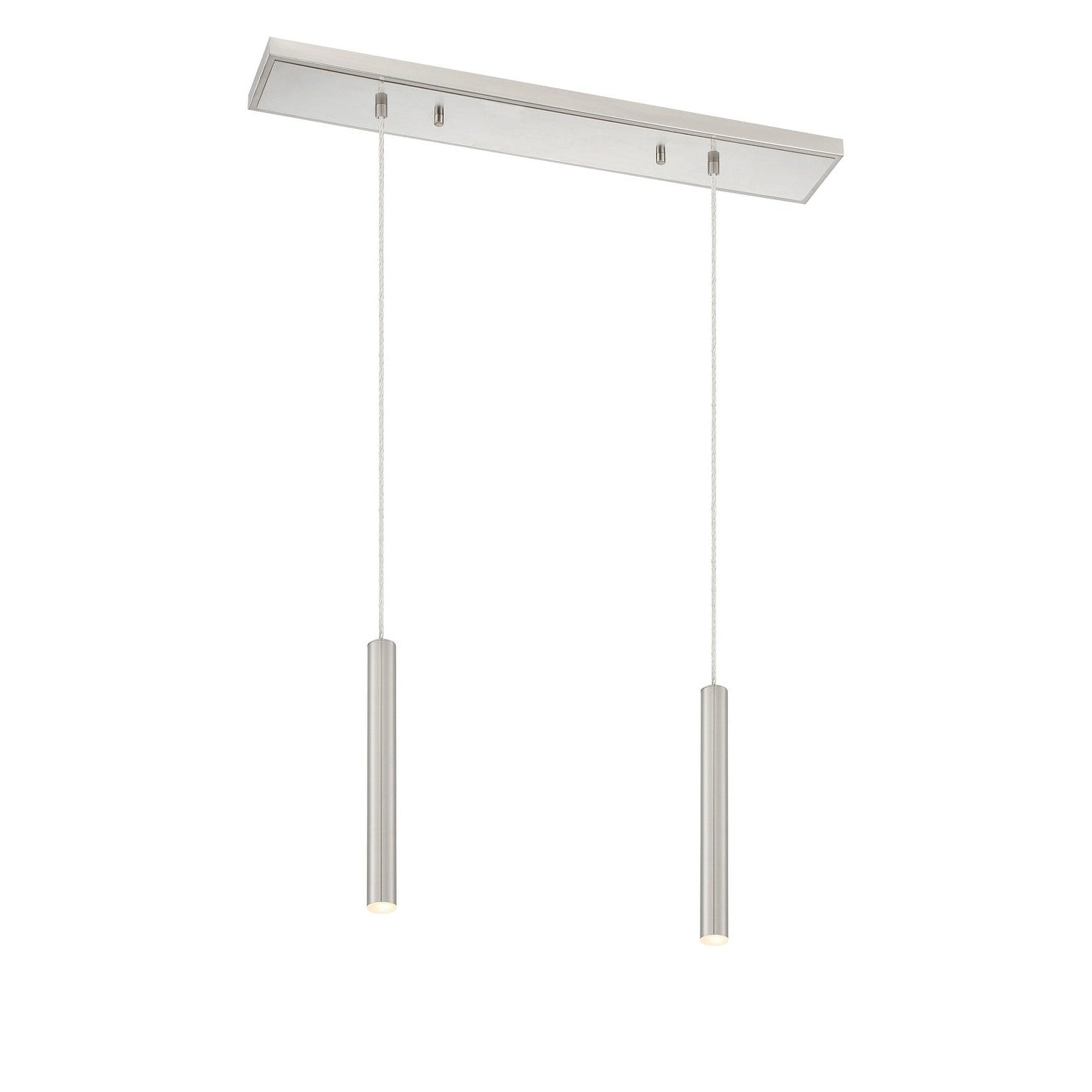 Z-Lite - 917MP12-BN-LED-2LBN - LED Linear Chandelier - Forest - Brushed Nickel