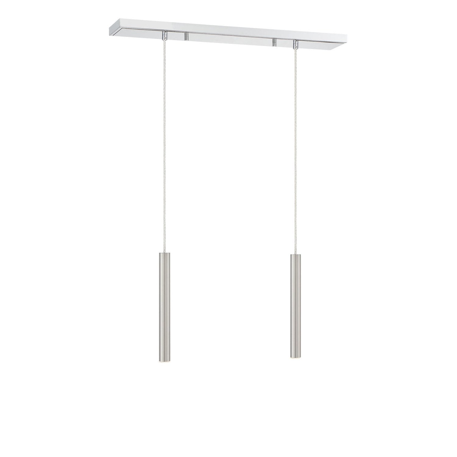 Z-Lite - 917MP12-BN-LED-2LCH - LED Linear Chandelier - Forest - Chrome