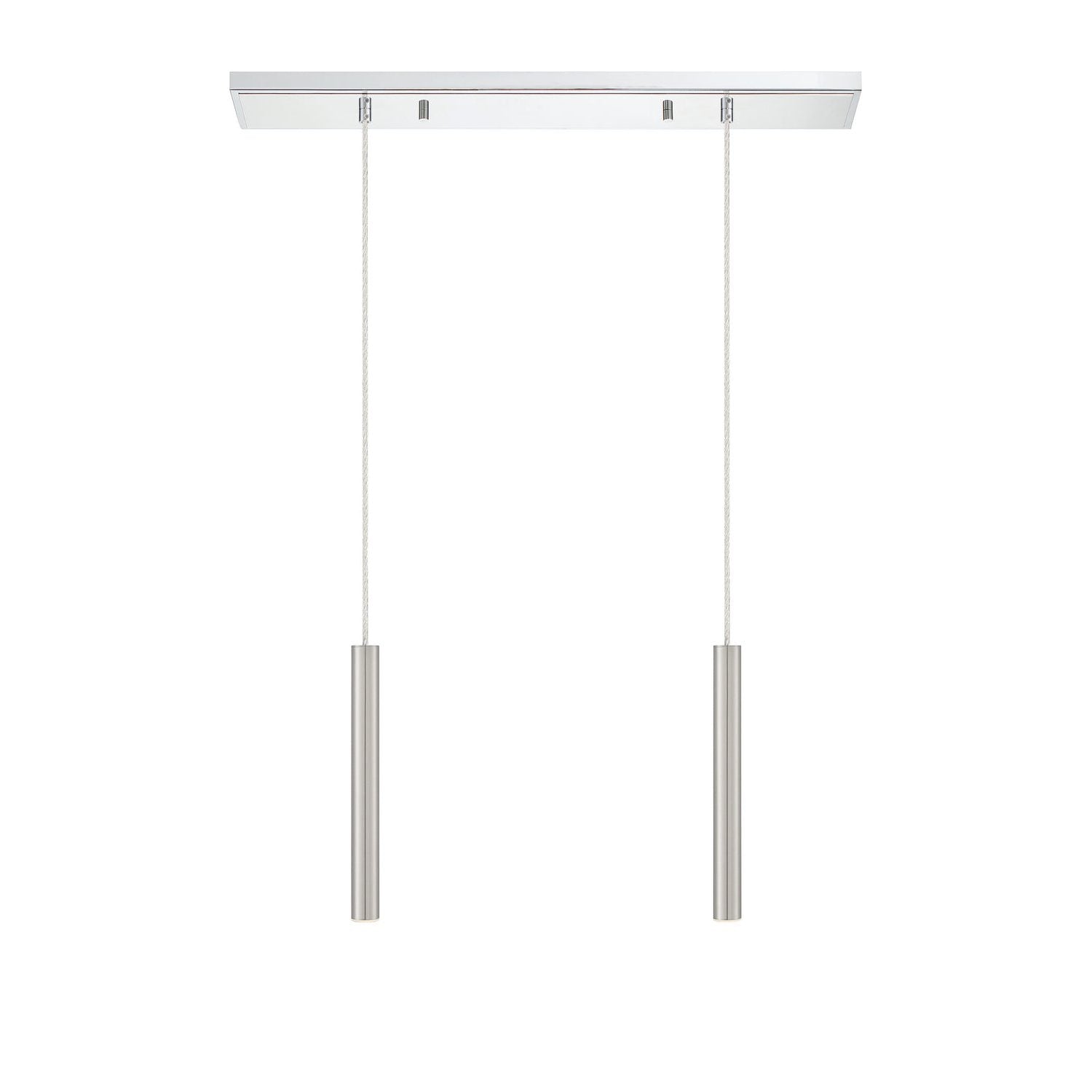 Z-Lite - 917MP12-BN-LED-2LCH - LED Linear Chandelier - Forest - Chrome