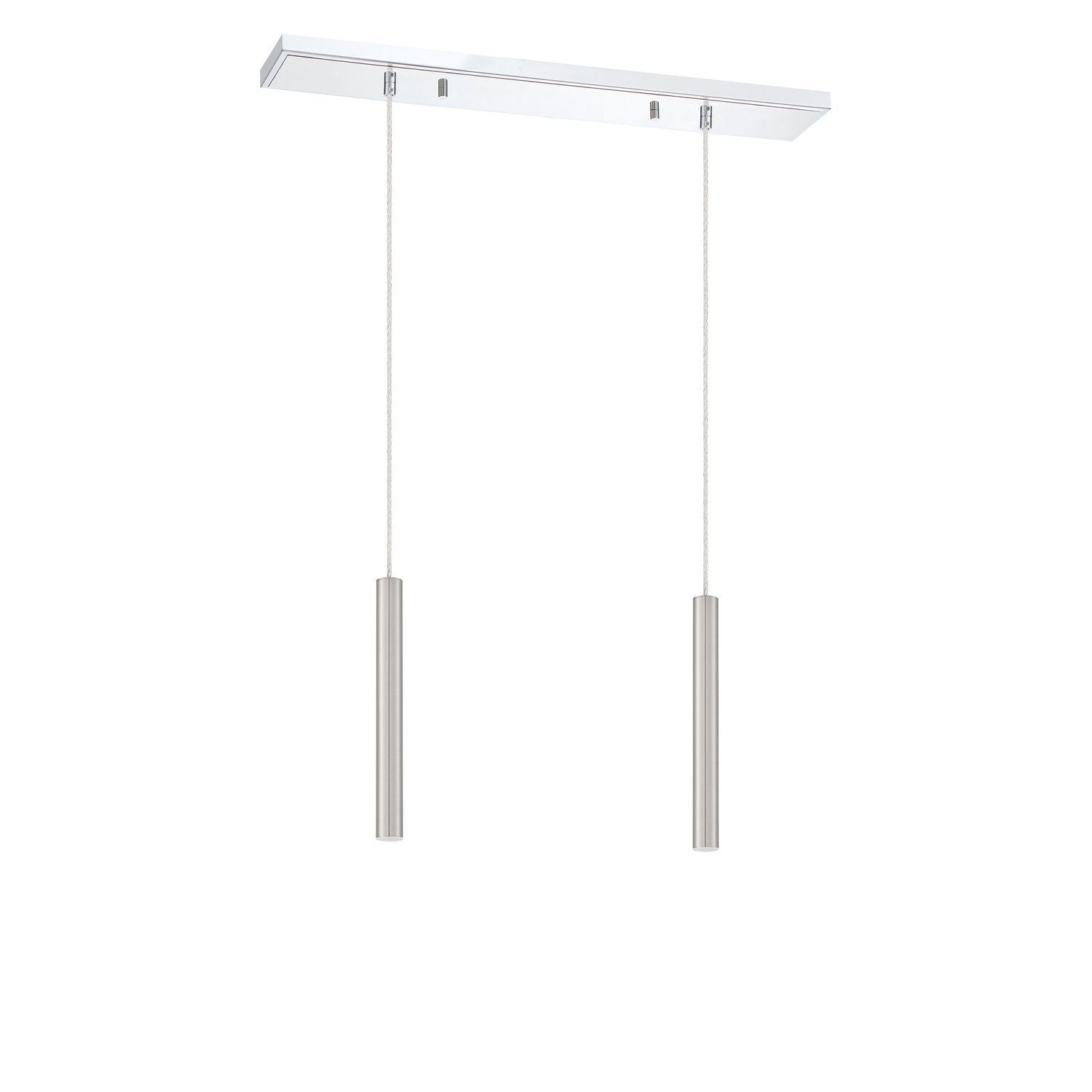 Z-Lite - 917MP12-BN-LED-2LCH - LED Linear Chandelier - Forest - Chrome