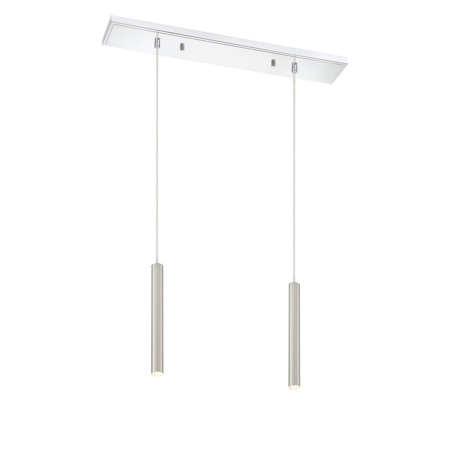 Z-Lite - 917MP12-BN-LED-2LCH - LED Linear Chandelier - Forest - Chrome