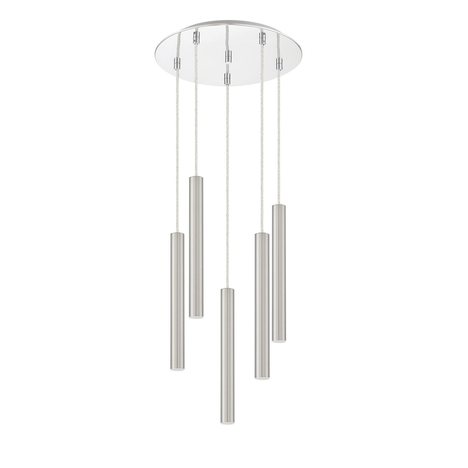 Z-Lite - 917MP12-BN-LED-5RCH - LED Chandelier - Forest - Chrome