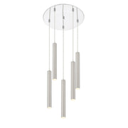 Z-Lite - 917MP12-BN-LED-5RCH - LED Chandelier - Forest - Chrome