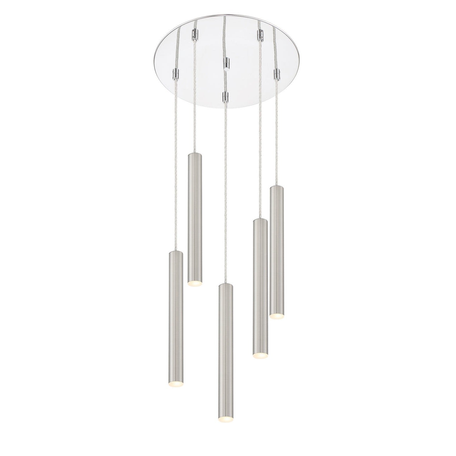 Z-Lite - 917MP12-BN-LED-5RCH - LED Chandelier - Forest - Chrome