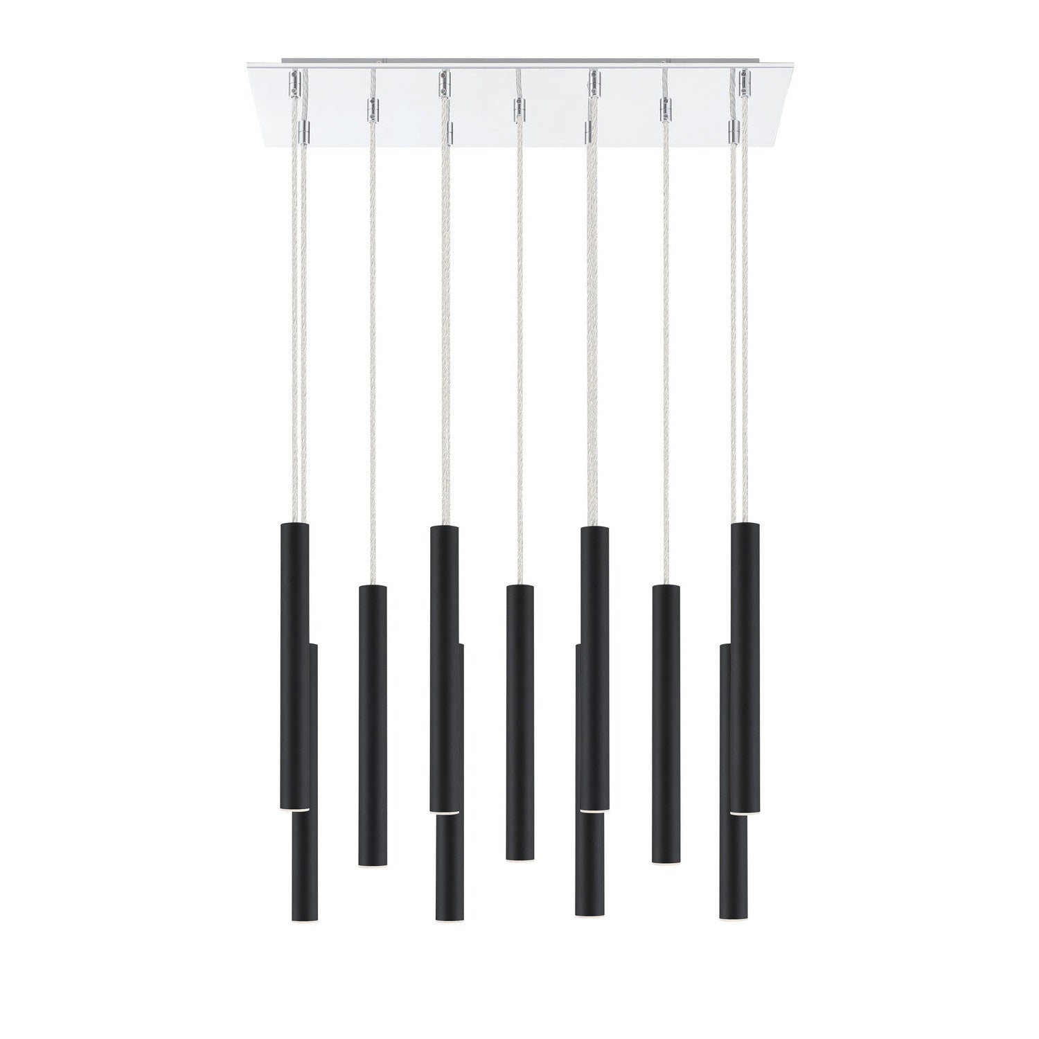 Z-Lite - 917MP12-MB-LED-11LCH - LED Chandelier - Forest - Chrome