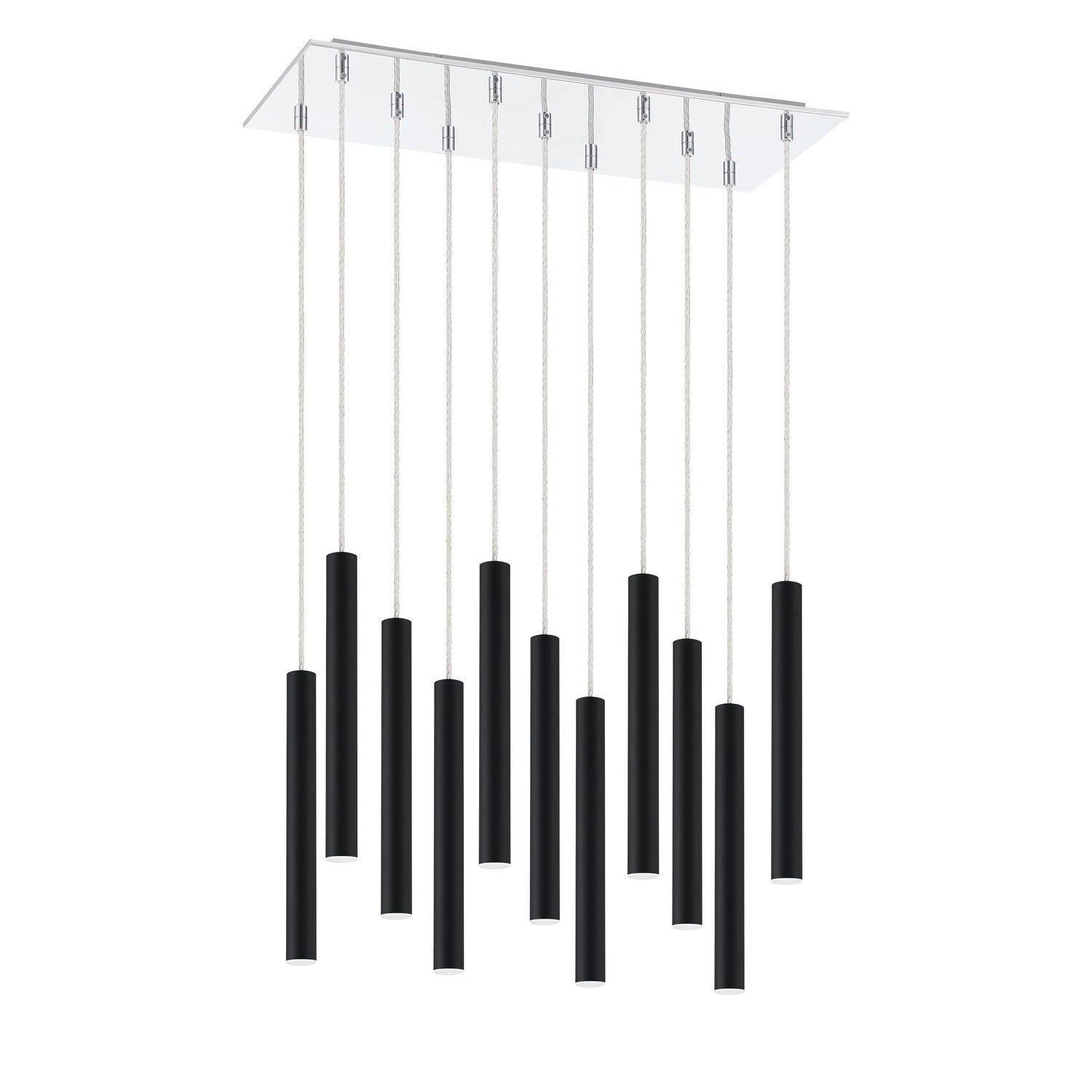 Z-Lite - 917MP12-MB-LED-11LCH - LED Chandelier - Forest - Chrome