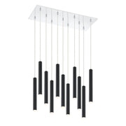 Z-Lite - 917MP12-MB-LED-11LCH - LED Chandelier - Forest - Chrome
