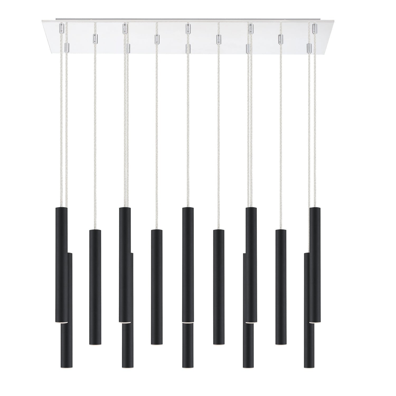 Z-Lite - 917MP12-MB-LED-14LCH - LED Chandelier - Forest - Chrome