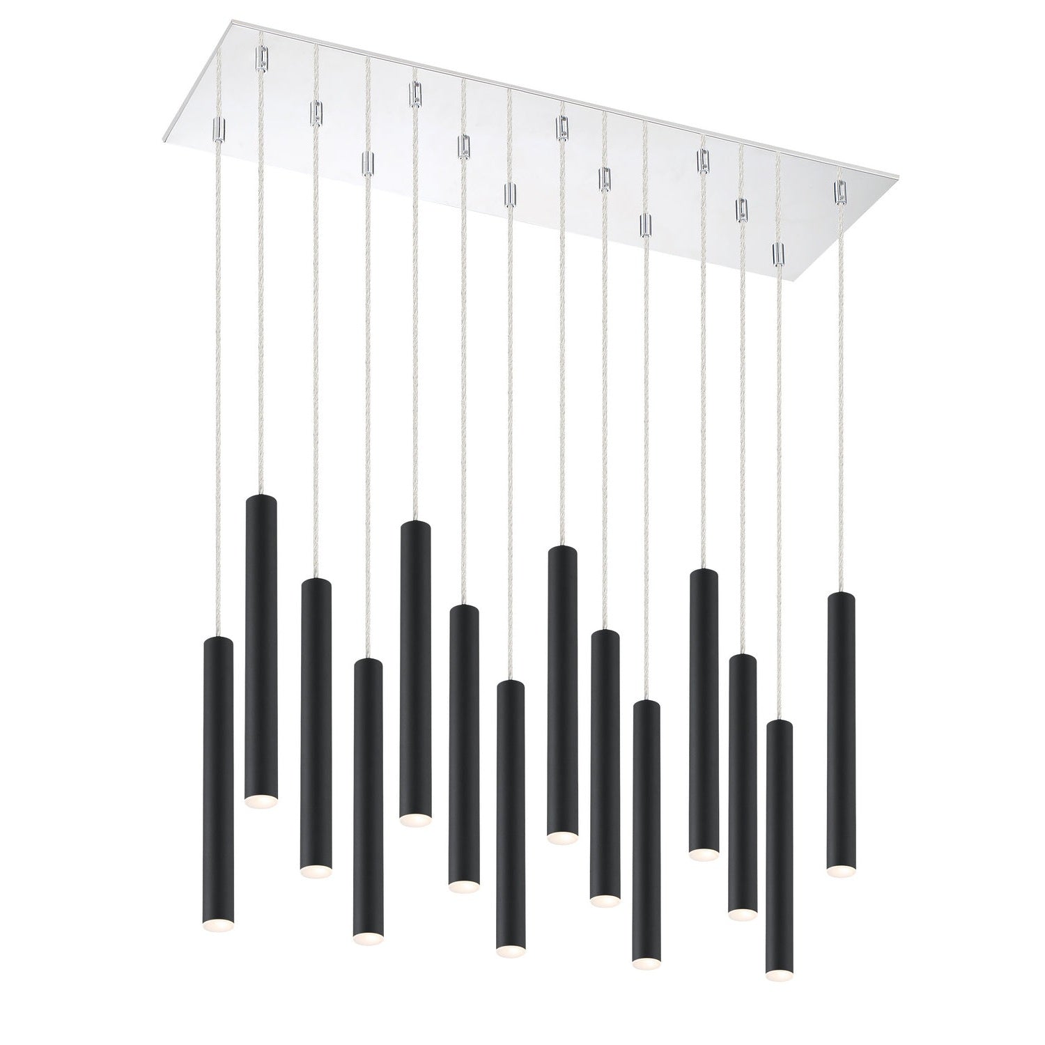 Z-Lite - 917MP12-MB-LED-14LCH - LED Chandelier - Forest - Chrome
