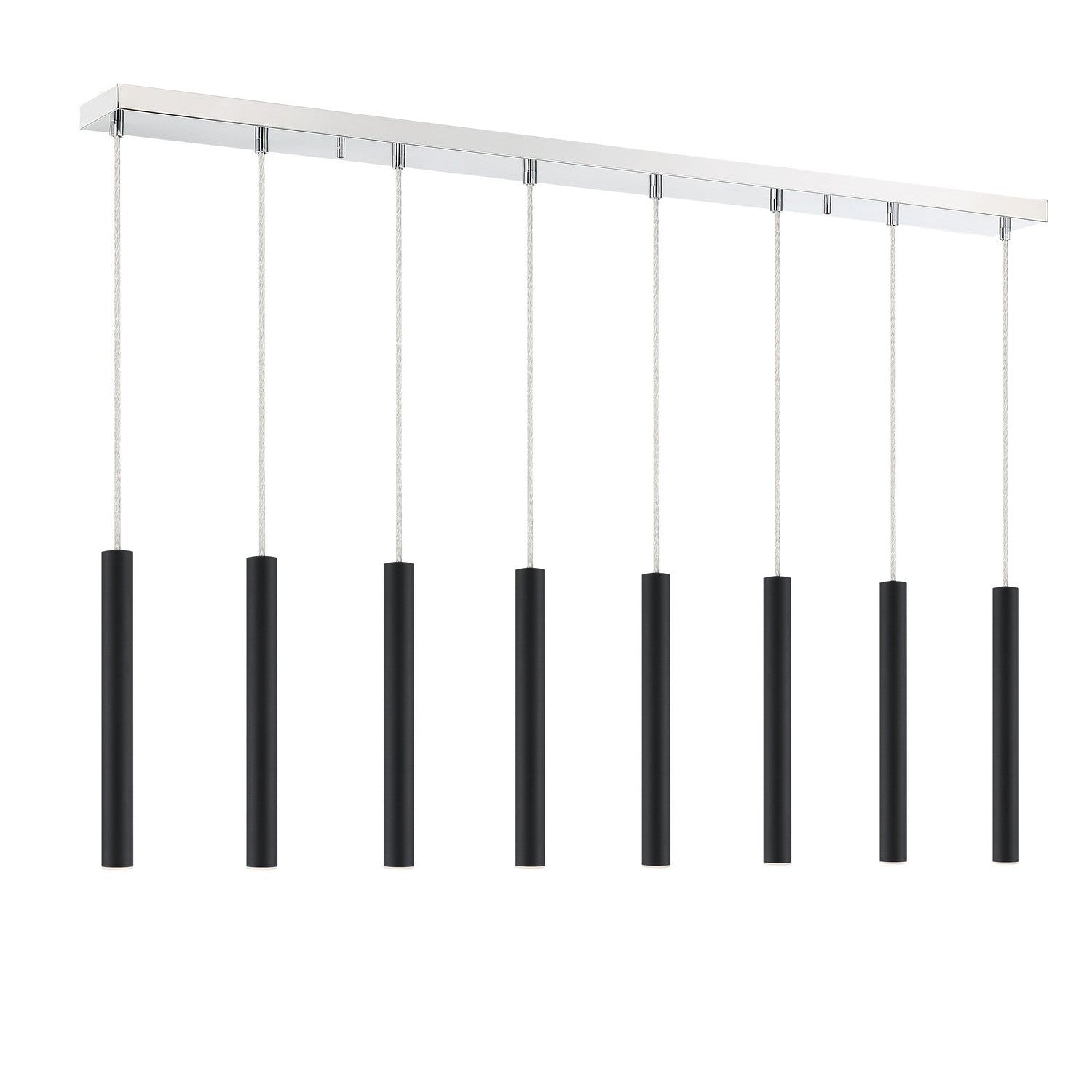 Z-Lite - 917MP12-MB-LED-8LCH - LED Linear Chandelier - Forest - Chrome