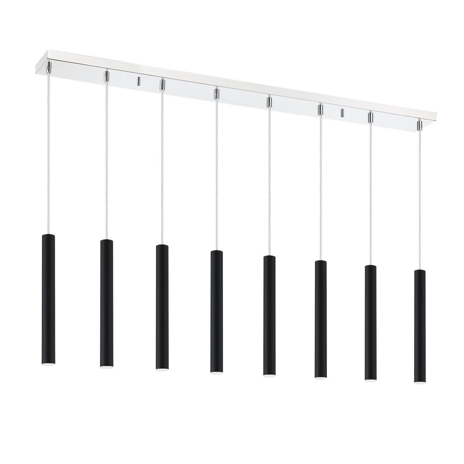 Z-Lite - 917MP12-MB-LED-8LCH - LED Linear Chandelier - Forest - Chrome
