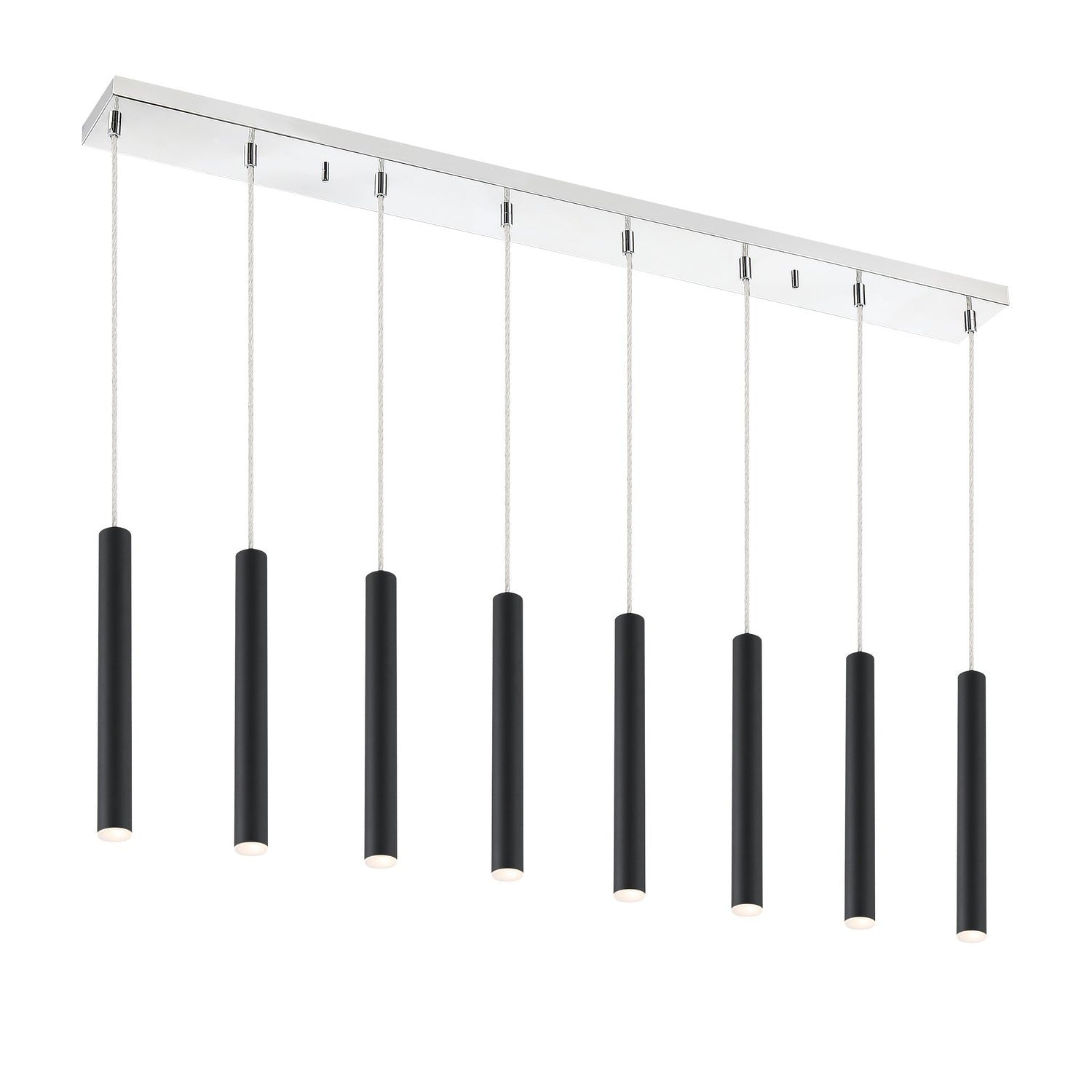 Z-Lite - 917MP12-MB-LED-8LCH - LED Linear Chandelier - Forest - Chrome