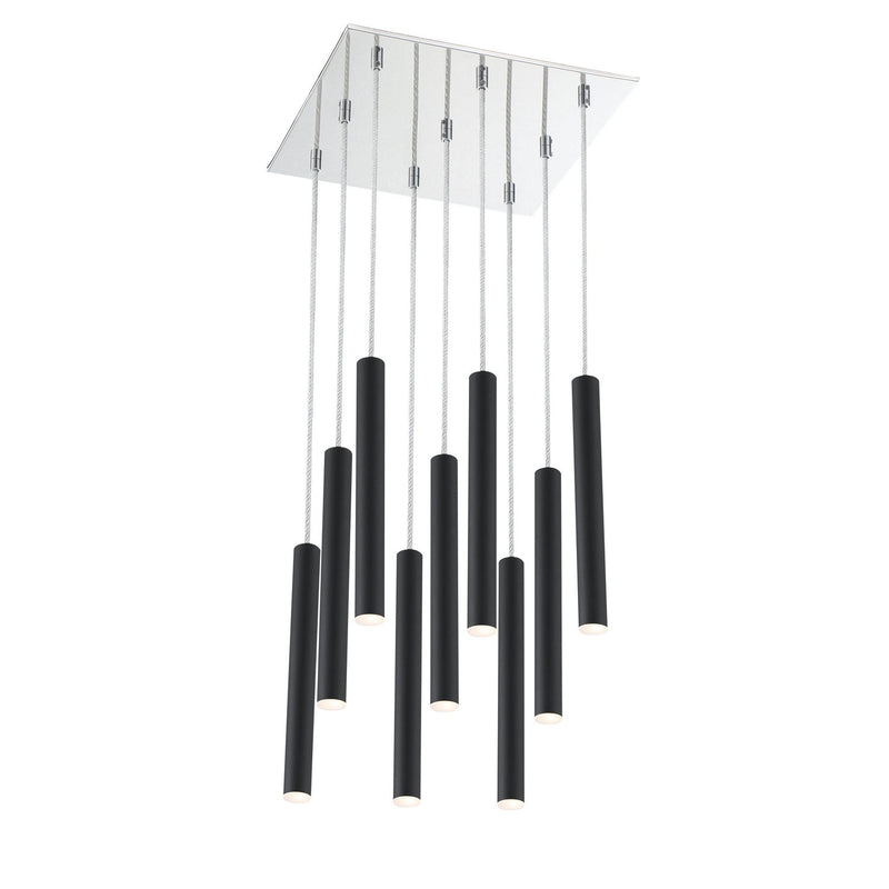 Z-Lite - 917MP12-MB-LED-9SCH - LED Chandelier - Forest - Chrome