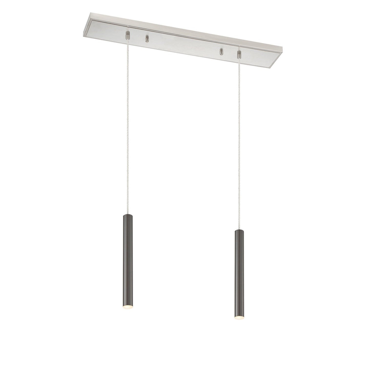 Z-Lite - 917MP12-PBL-LED-2LBN - LED Linear Chandelier - Forest - Brushed Nickel