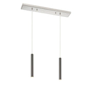 Z-Lite - 917MP12-PBL-LED-2LBN - LED Linear Chandelier - Forest - Brushed Nickel