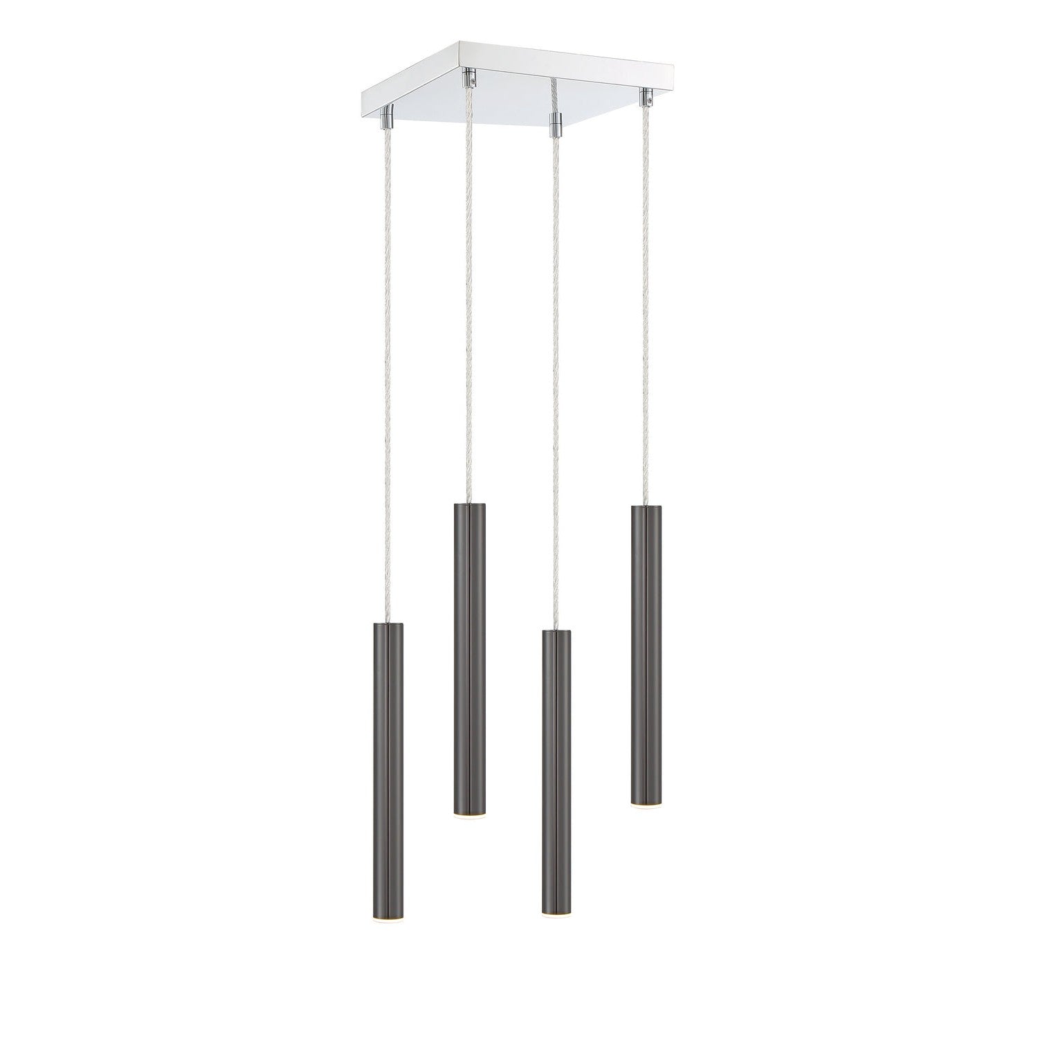 Z-Lite - 917MP12-PBL-LED-4SCH - LED Chandelier - Forest - Chrome