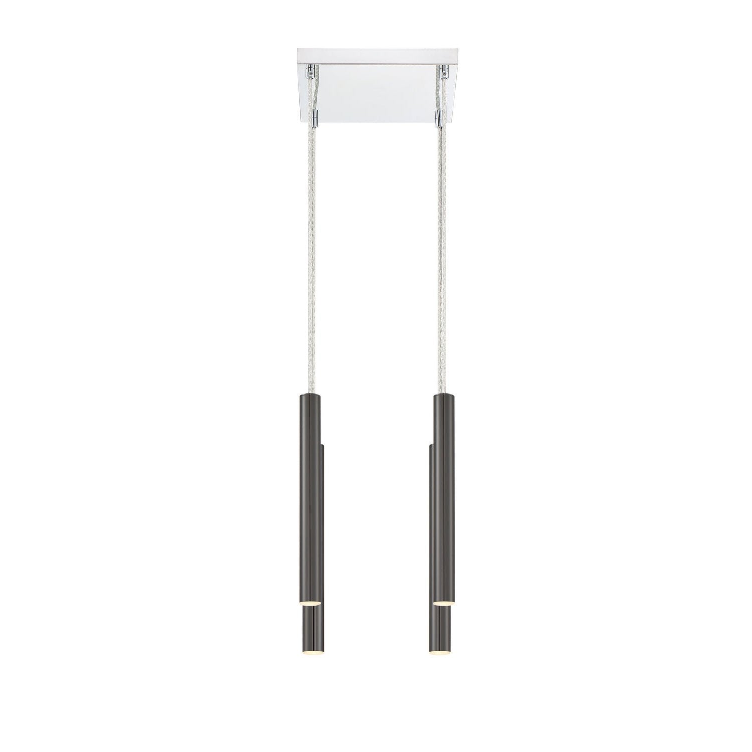 Z-Lite - 917MP12-PBL-LED-4SCH - LED Chandelier - Forest - Chrome