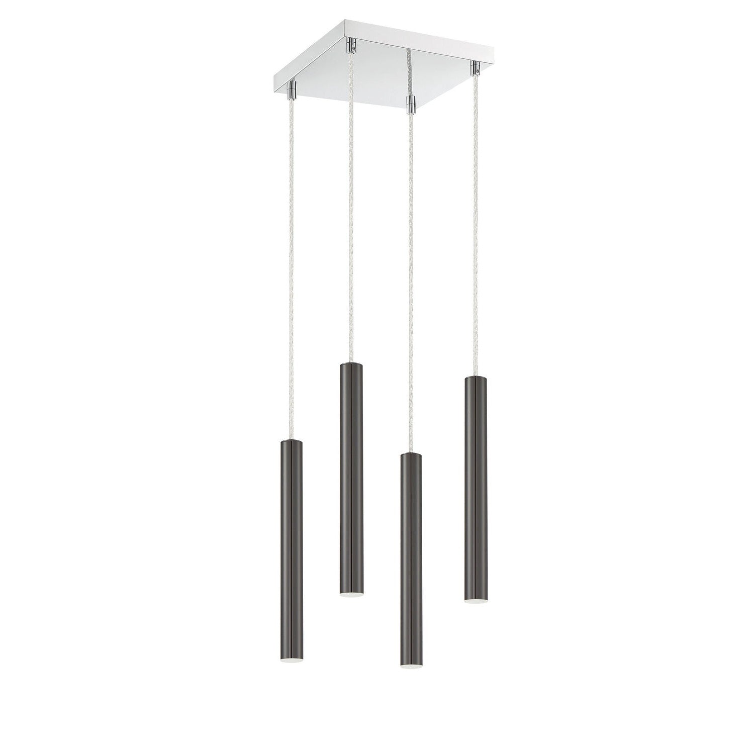 Z-Lite - 917MP12-PBL-LED-4SCH - LED Chandelier - Forest - Chrome