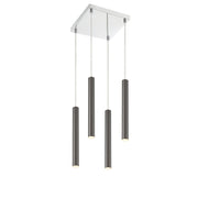 Z-Lite - 917MP12-PBL-LED-4SCH - LED Chandelier - Forest - Chrome