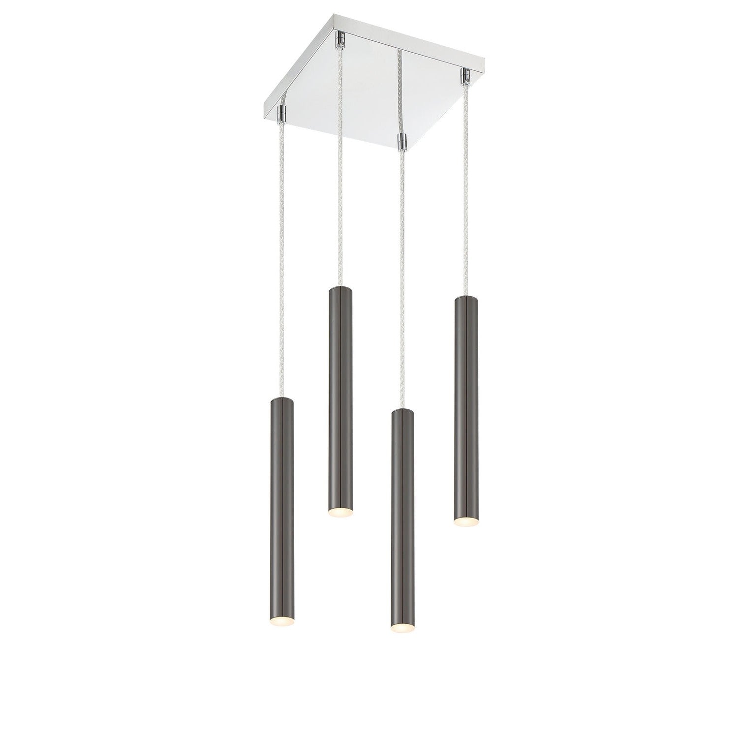 Z-Lite - 917MP12-PBL-LED-4SCH - LED Chandelier - Forest - Chrome