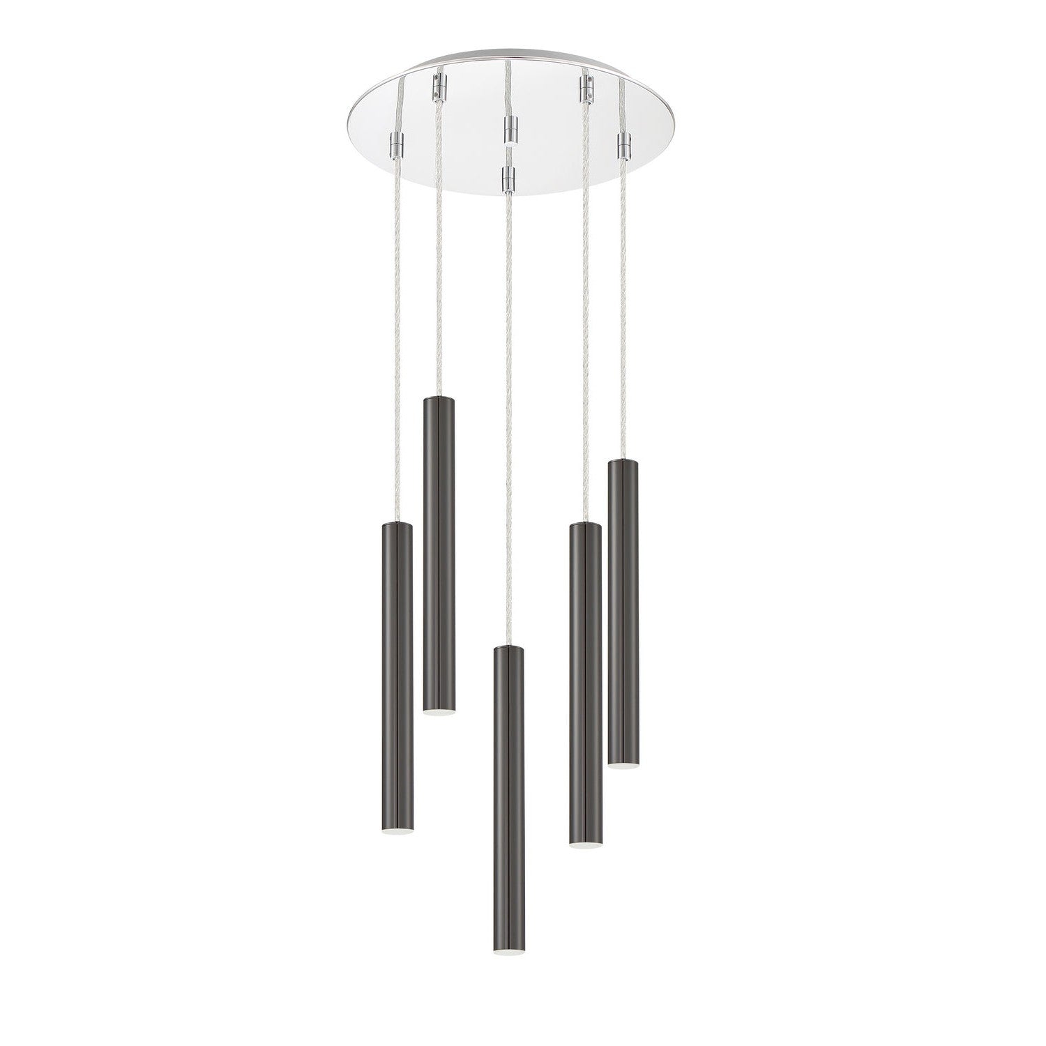 Z-Lite - 917MP12-PBL-LED-5RCH - LED Chandelier - Forest - Chrome