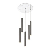 Z-Lite - 917MP12-PBL-LED-5RCH - LED Chandelier - Forest - Chrome
