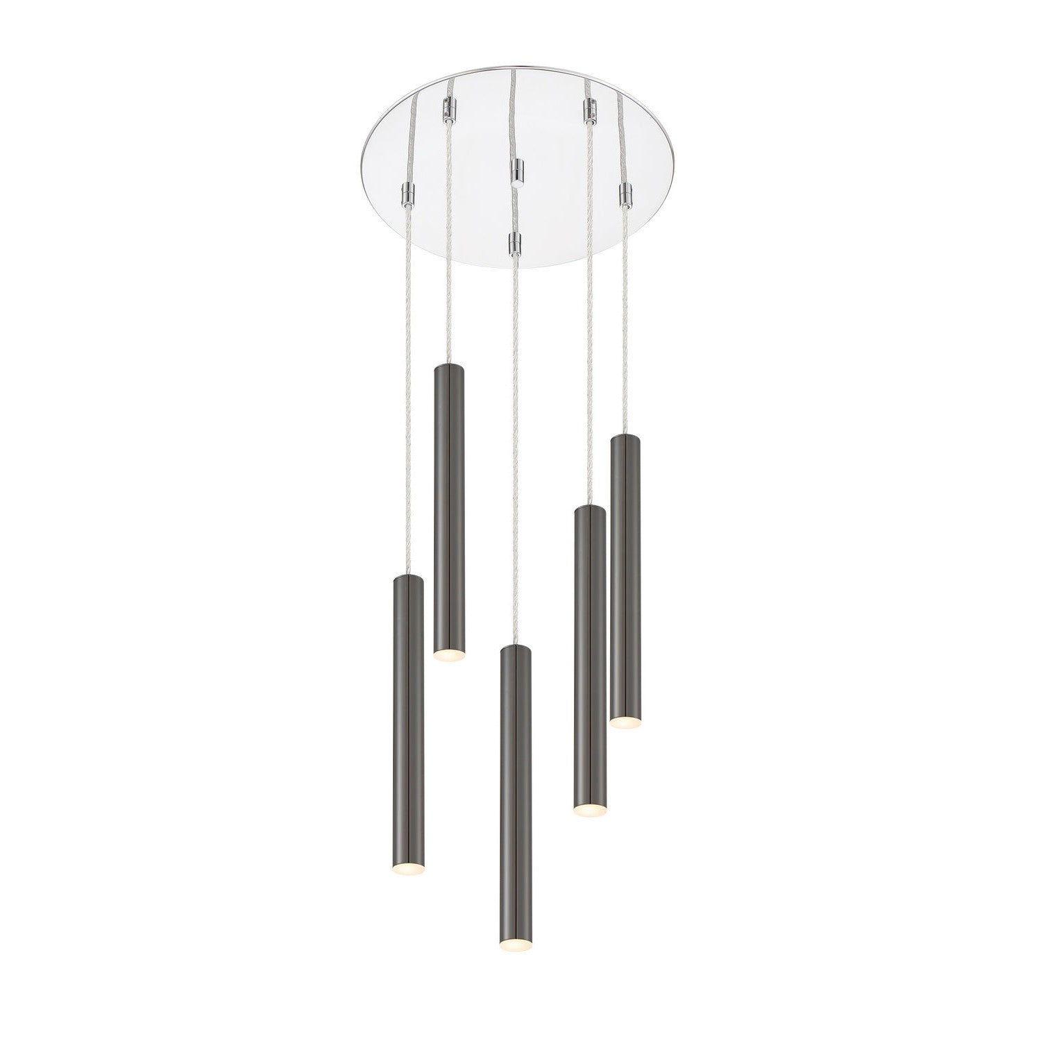 Z-Lite - 917MP12-PBL-LED-5RCH - LED Chandelier - Forest - Chrome