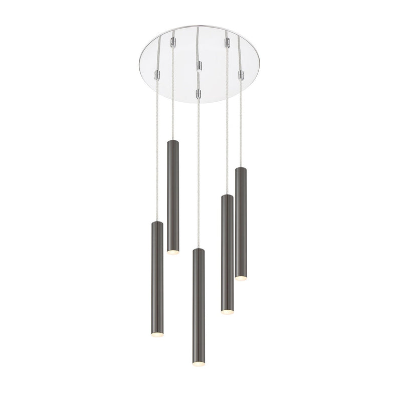 Z-Lite - 917MP12-PBL-LED-5RCH - LED Chandelier - Forest - Chrome