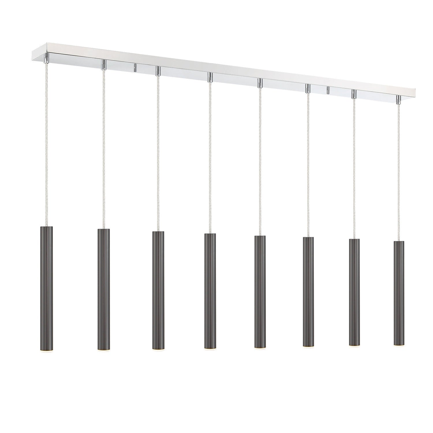 Z-Lite - 917MP12-PBL-LED-8LCH - LED Linear Chandelier - Forest - Chrome