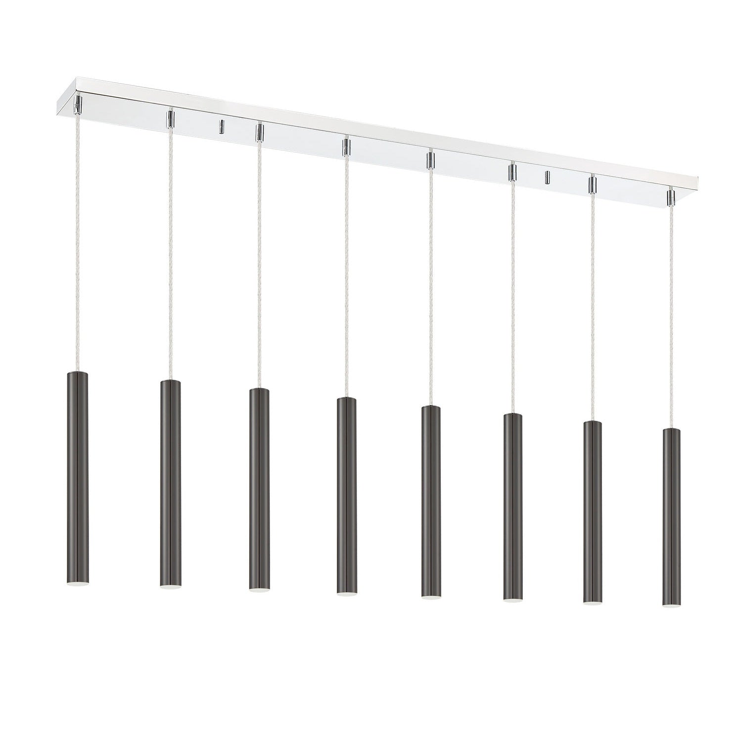 Z-Lite - 917MP12-PBL-LED-8LCH - LED Linear Chandelier - Forest - Chrome