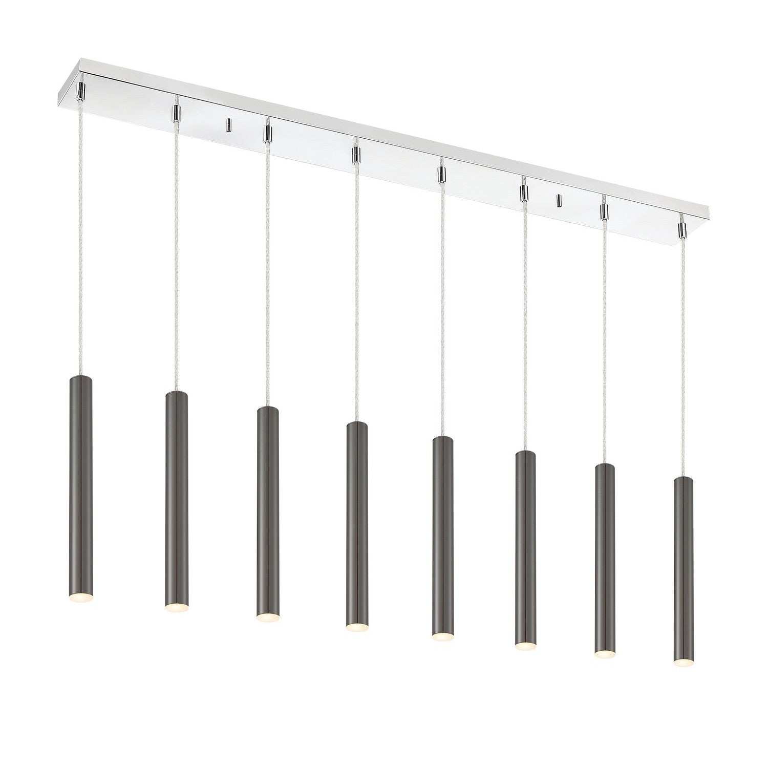 Z-Lite - 917MP12-PBL-LED-8LCH - LED Linear Chandelier - Forest - Chrome