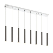 Z-Lite - 917MP12-PBL-LED-8LCH - LED Linear Chandelier - Forest - Chrome