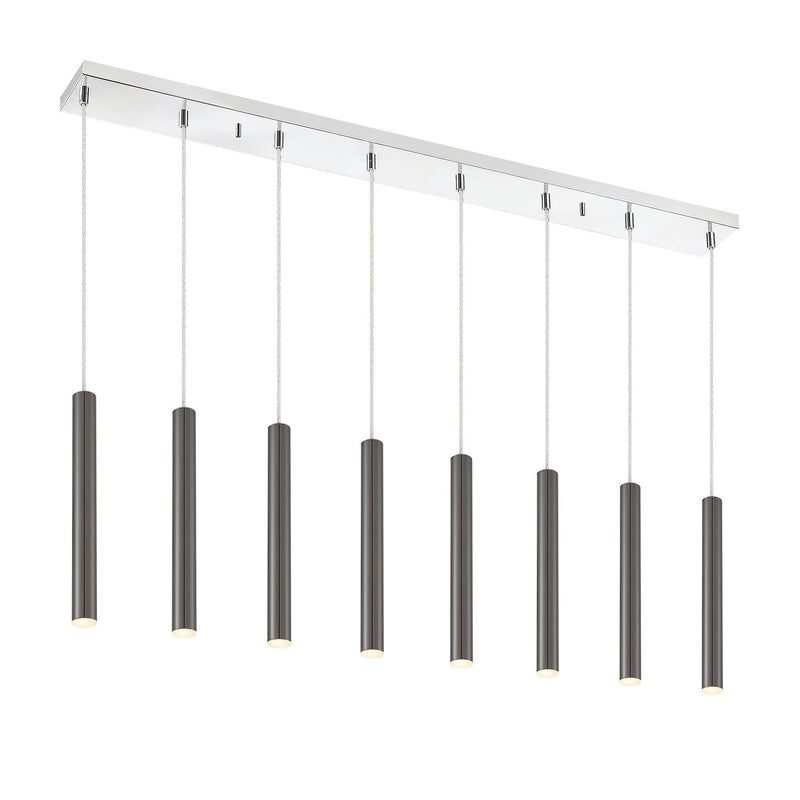 Z-Lite - 917MP12-PBL-LED-8LCH - LED Linear Chandelier - Forest - Chrome